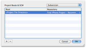 Selecting the Project Repository